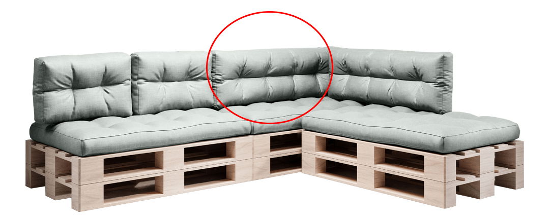 Vankúš Amila 2 (svetlosivá)