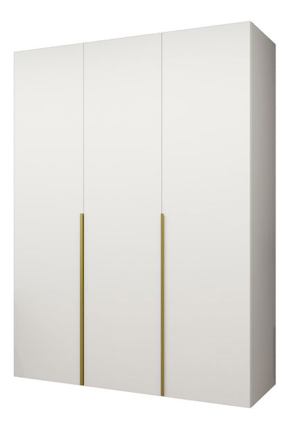 Ruhásszekrény 150 cm Alice 1 (fehér + arany)