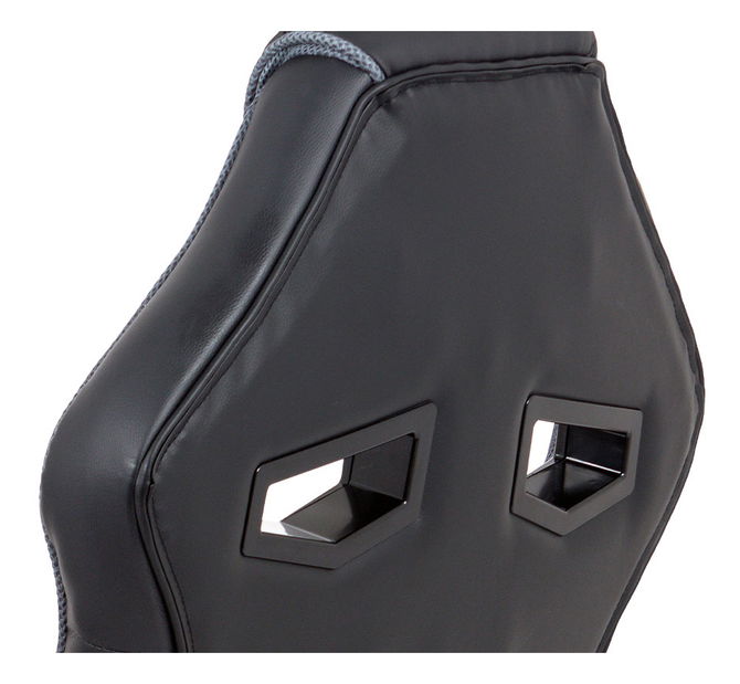Uredska/gaming fotelja Garet-G406-GREY (crna + siva)