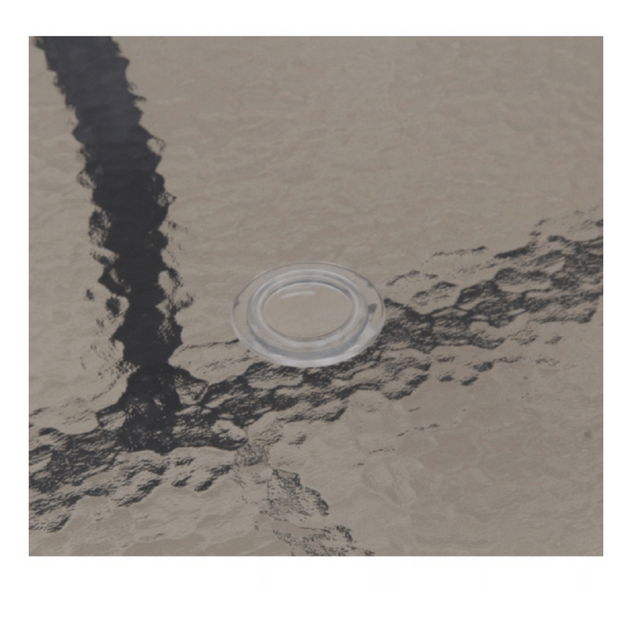 Kerti asztal Pannal (fekete)