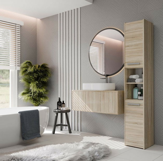 Kúpeľňová skrinka Samways 1 (dub sonoma)