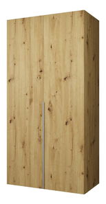 Dulap de haine 100 cm Alice 1 (Stejar artisan + Cașmir)