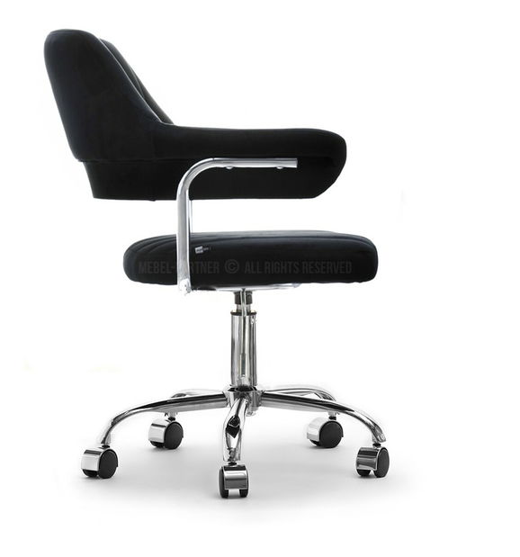 Stolica Merylyn (crna + krom)