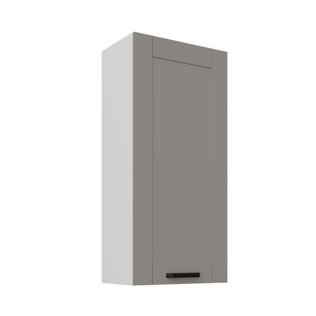 Dulap superior de bucătărie Lucid 50 G-108 1F (Cadru: alb + front: mdf claygrey)