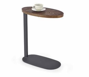 Konferenčný stolík Dedra (orech + čierna)