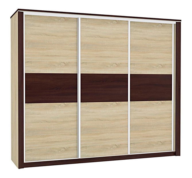 Šatníková skriňa Oliwier 01/D sonoma svetlá