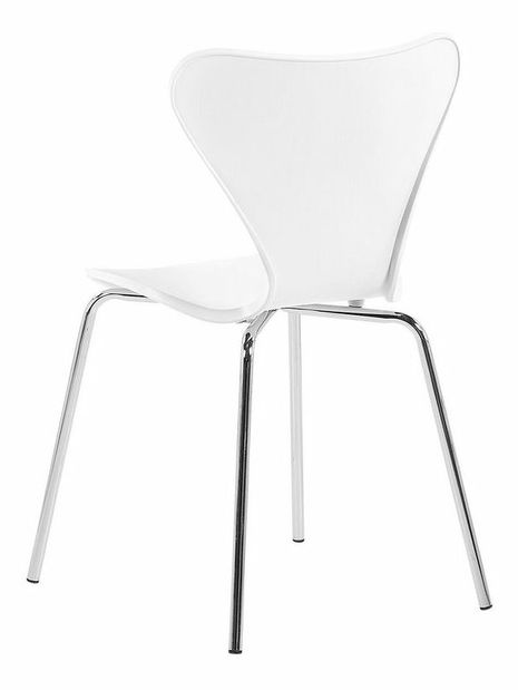 Set 2 ks jedálenských stoličiek Baylor (biela)