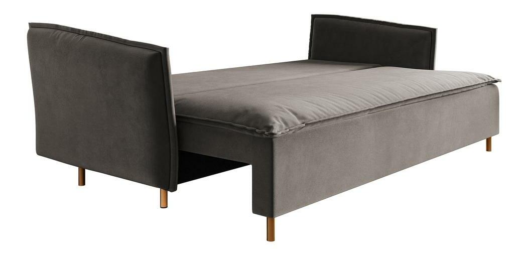 Kanapé Union (szürke + arany)