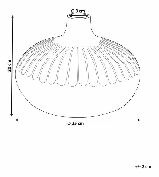 Váza Canelo (zlatá)