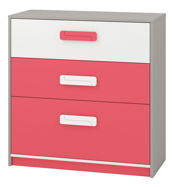 Komoda IQ 10 (malinová)