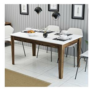Blagovaonski stol (za 6 osoba) Milhouse (orah + bijela) *trgovina