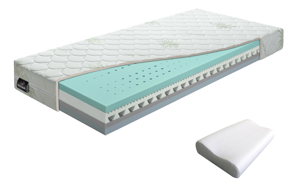 Saltea spumă Omega Flex 200x90 cm (T2/T3) *pernă gratuit *vânzare stoc