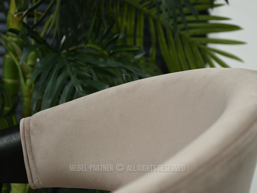 Stolica Kurt (bež + crna)