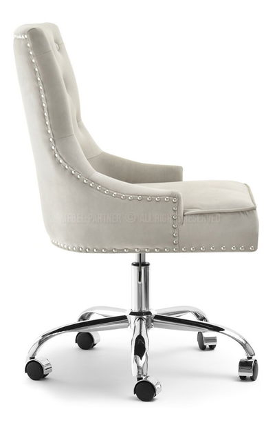 Stolička Sonia (sivá + chrómová)