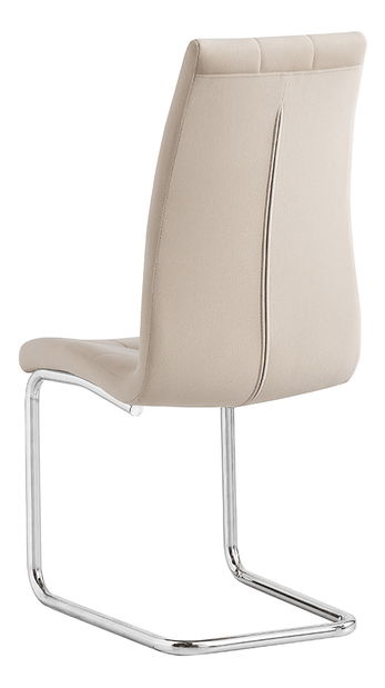 Scaun de sufragerie Farando NEW (bej + Crom)