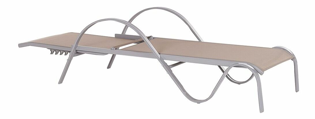 Záhradné lehátko Piedad (svetlohnedá)