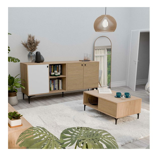 Set za dnevni boravak Settle 2 (bijeli hrast)