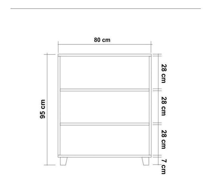Komód Laurien Sun (atlanti fenyő)