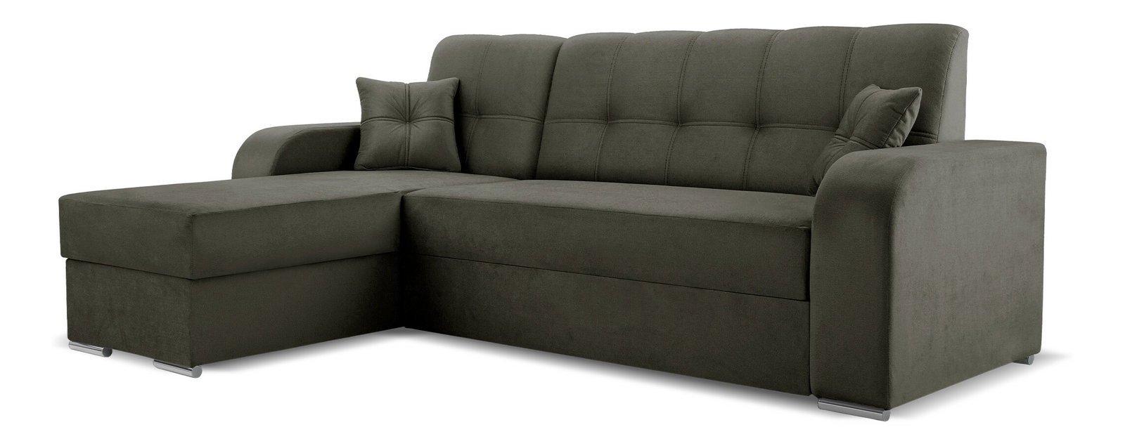 Rohová sedacia súprava Ottawa (grafit) (L)