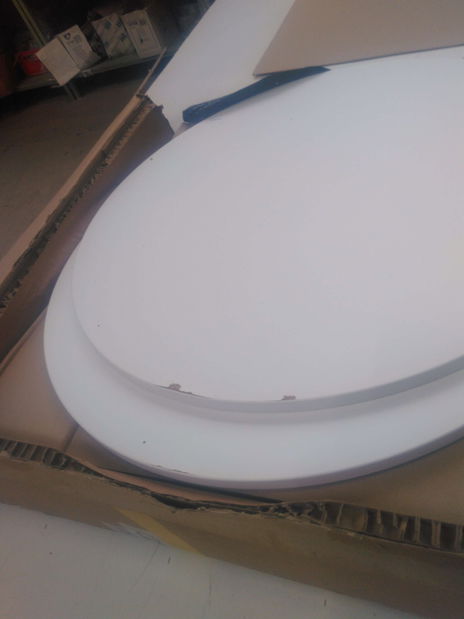 Masă de cafea Mozimo Ember (cupru + acrilic alb) *resigilat