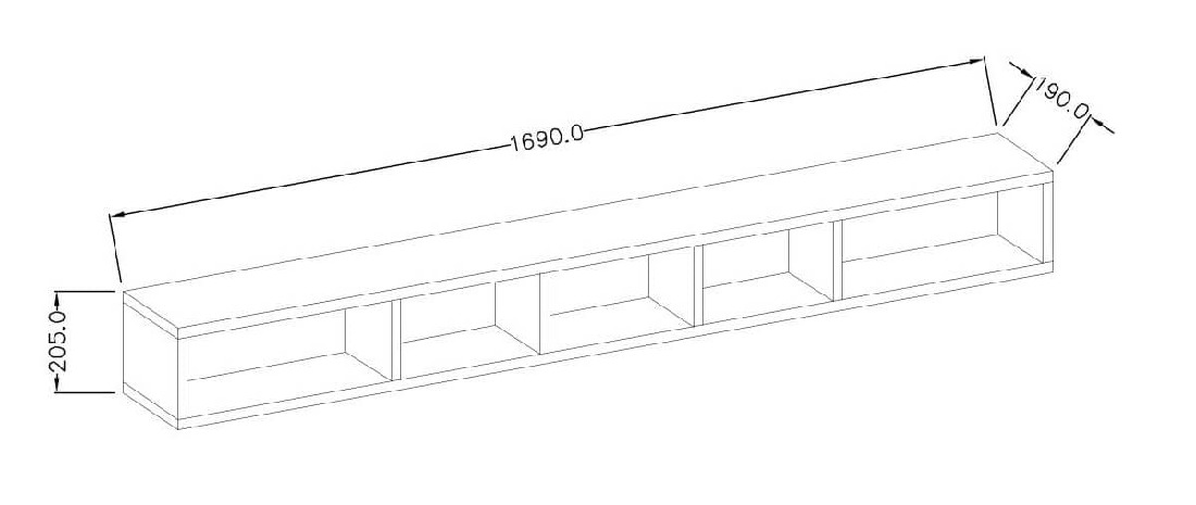 Mobilier living Tamie (alb + alb lucios)