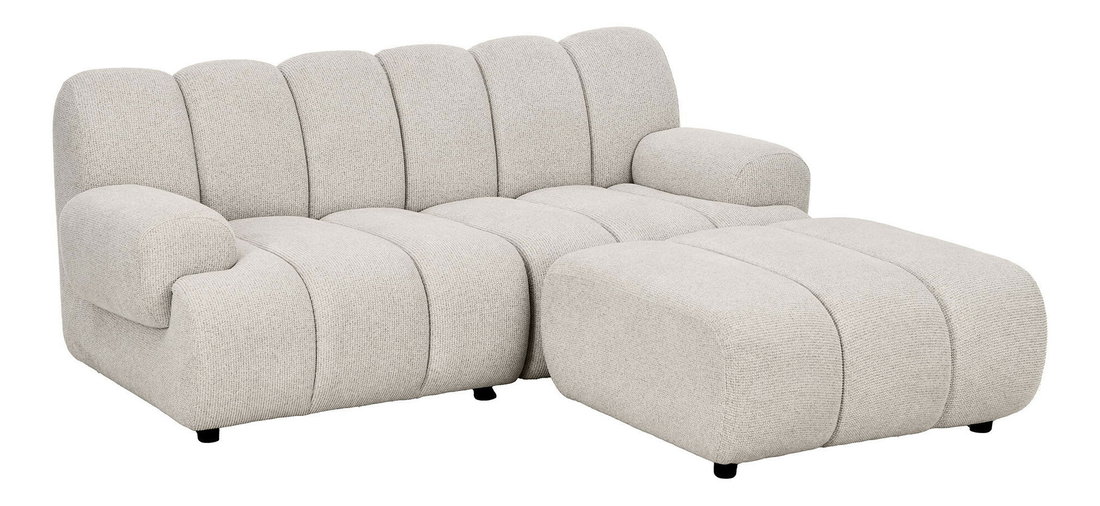 Moduláris sarokkanapé (J) Tessalia 2P (homok)