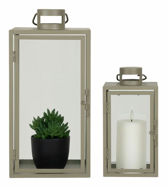 Set de 2 felinare Cemira (verde)