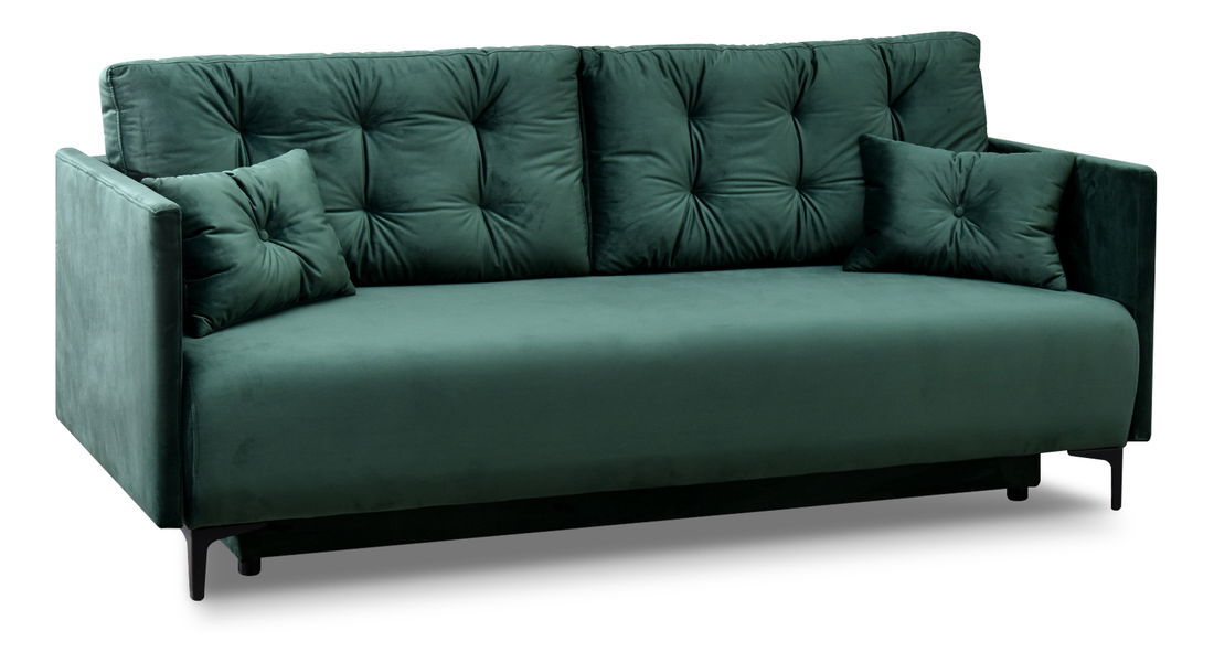 Canapea două locuri Mastil (negru)