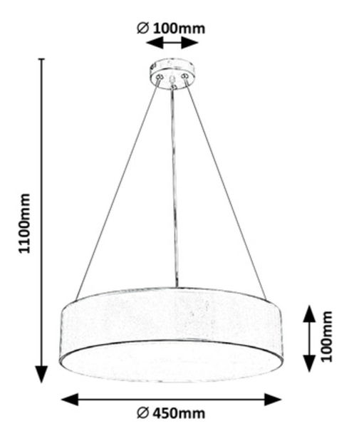 Többfunkciós mennyezeti lámpa Faustit 5084 (fehér)