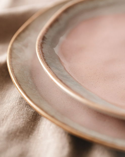 Jedálenská súprava (18 ks.) Kitty (púdrová)