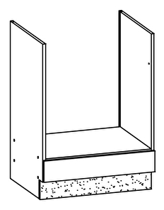 Donji kuhinjski ormarić za pećnicu Modesta MD17 D60P  