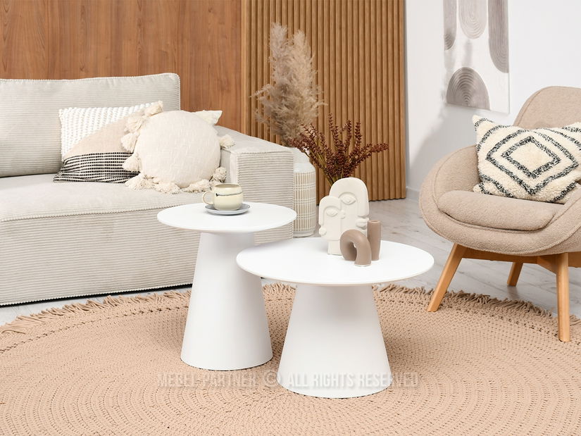 Dohányzóasztal Otava 60 (fehér)