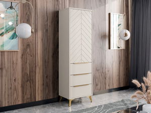 Ormar s policama Semprum 1D3SZ (pješčano bež)