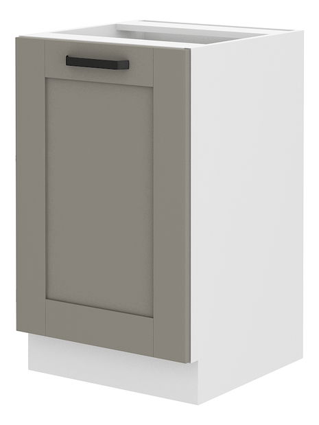 Donji kuhinjski ormarić ispod sudopera Lucid 50 ZL 1F BB (claygrey + bijela)