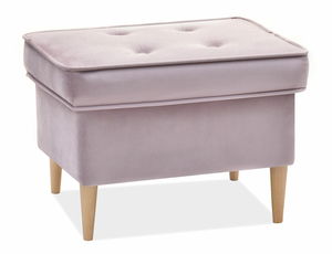 Taburetka Muriera (svetlofialová + buk)