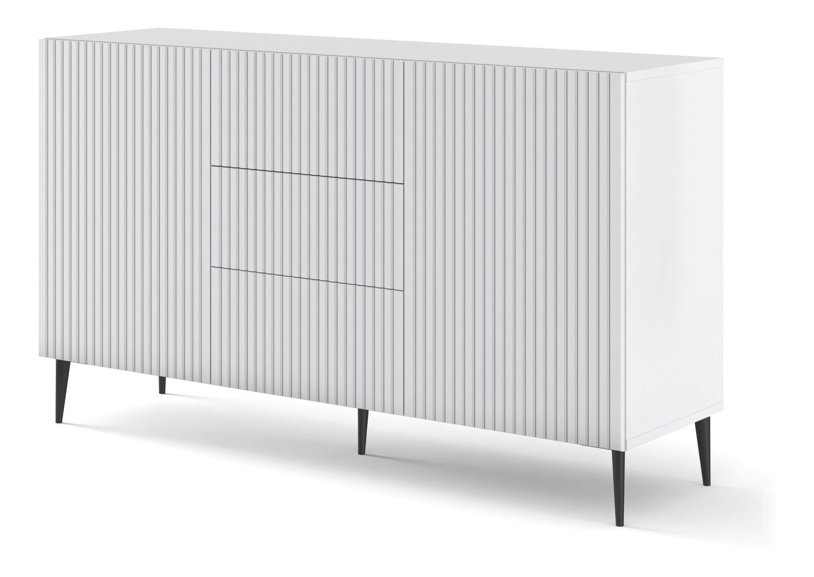 Komoda Rawy 2D3S 2 (biela + čierna)