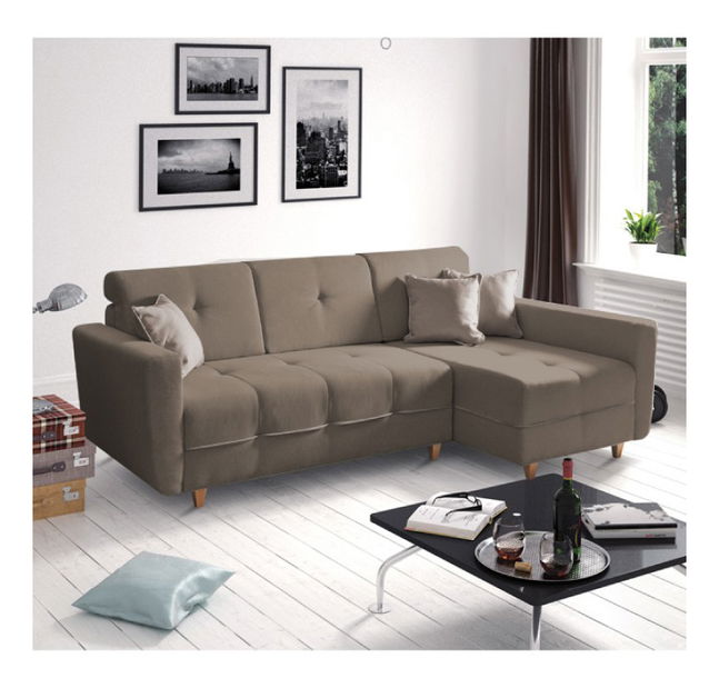 Sedacia súprava Haveron (P) (hnedá)