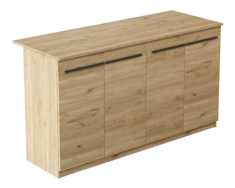 Barový stôl Orlandia 1 (pre 2 osoby) (dub)