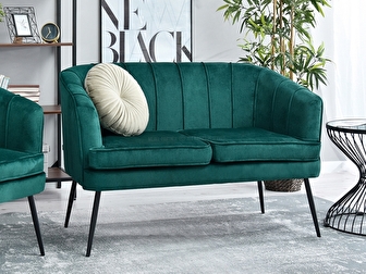 Sofa Etimee S (zelena + crna)