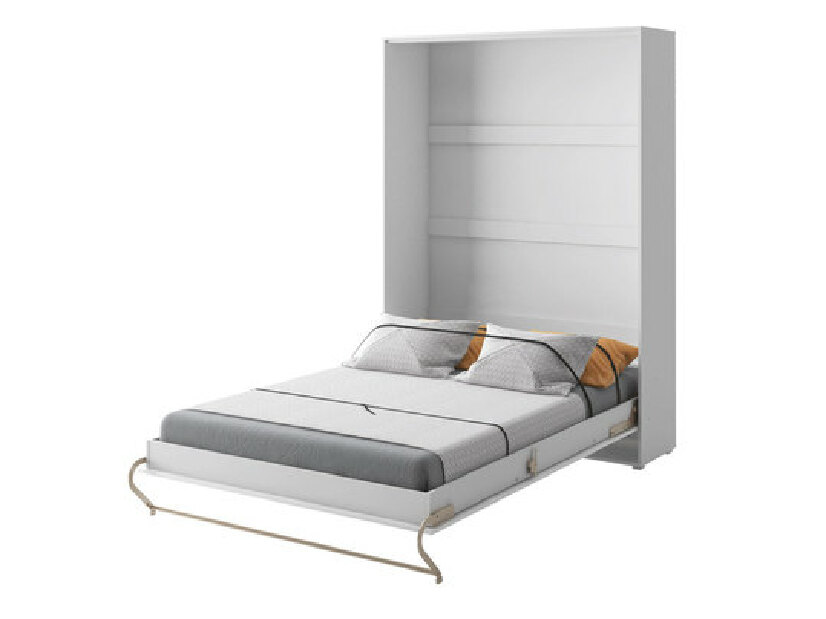 Sklápacia posteľ Callista Pro I (biela + lesk biely) (90x200)