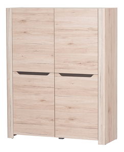 Dulap de haine Dessum 04 (stejar sanremo + maro)