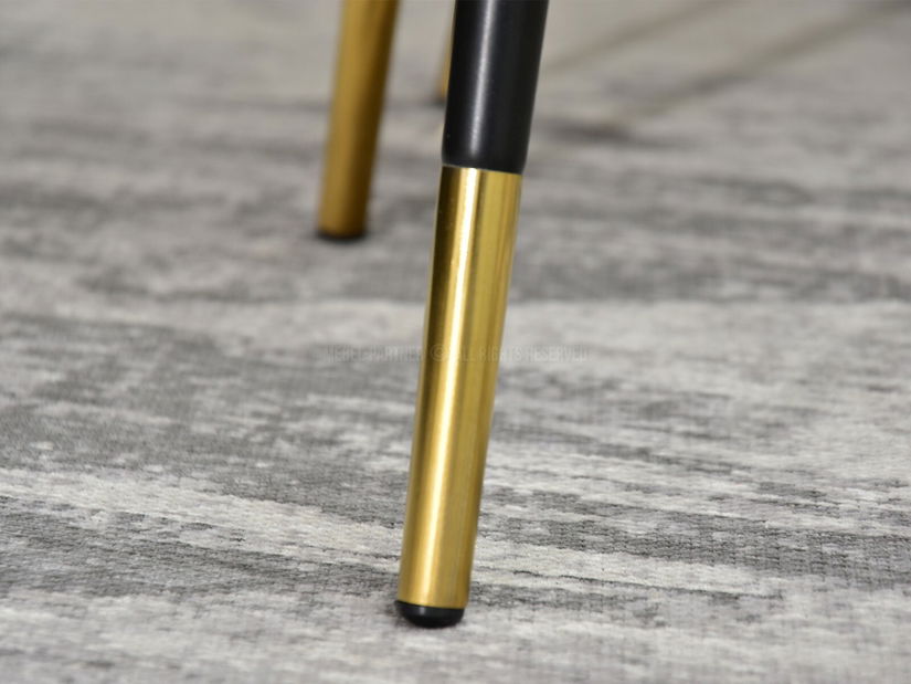 Set od 2 stolića za kavu Zoya Zest S (mramorni grafit + zlatna + crna)