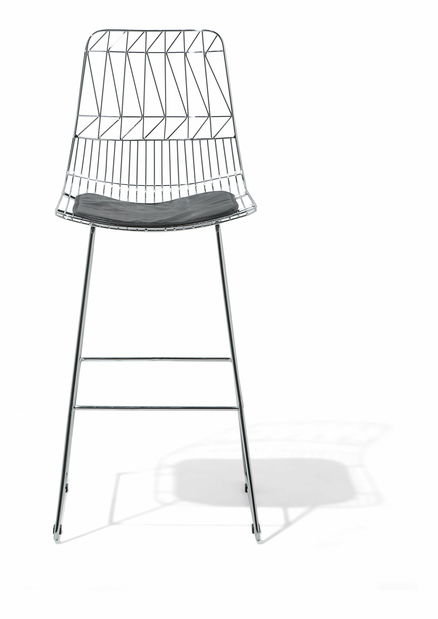 Set 2ks. barových stoličiek Pesto (strieborná) *výpredaj