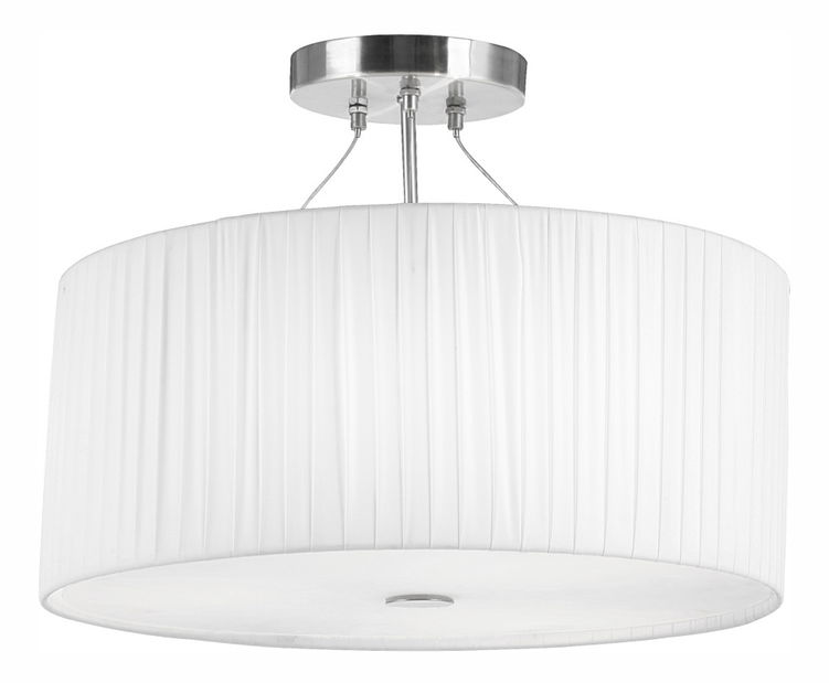  Stropné/nástenné svietidlo La nube 15105-3 (moderné/dizajnové) (nikel + biela)