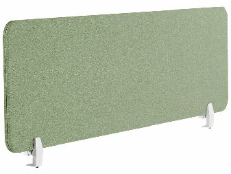 Panou separator birou 160 x 40 cm Walda (verde) 