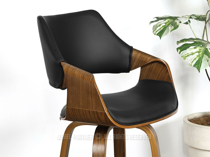 Scaun bar Rolenzono H65 (negru)