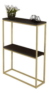 Konzolni stolić Mattel (zlatna + crna)