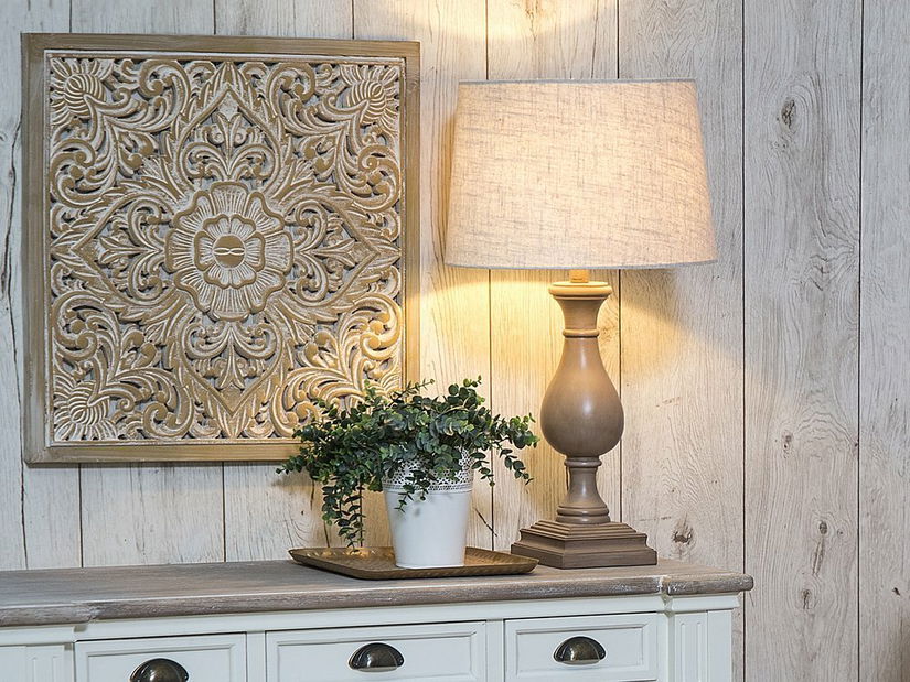 Lampă de masă Trudi (maro deschis)