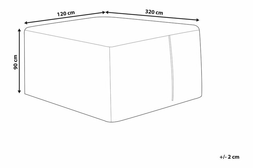 Ochranná plachta TALIAN, GROSSO (nylon) (biela)