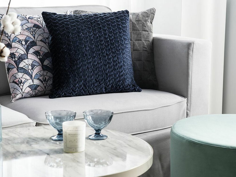 Jastuk 45x45 cm MARMA (plava)